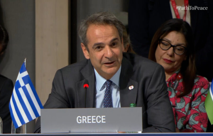 Μητσοτάκης από Ελβετία: Θα στηρίξουμε την Ουκρανία για διαρκή ειρήνη, τα σύνορα δεν μπορούν να αλλάζουν με τη βία