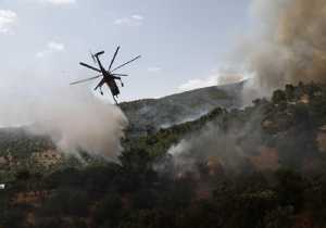 Ολονύχτια μάχη με τις φλόγες στο Μαρδάτι Λασιθίου