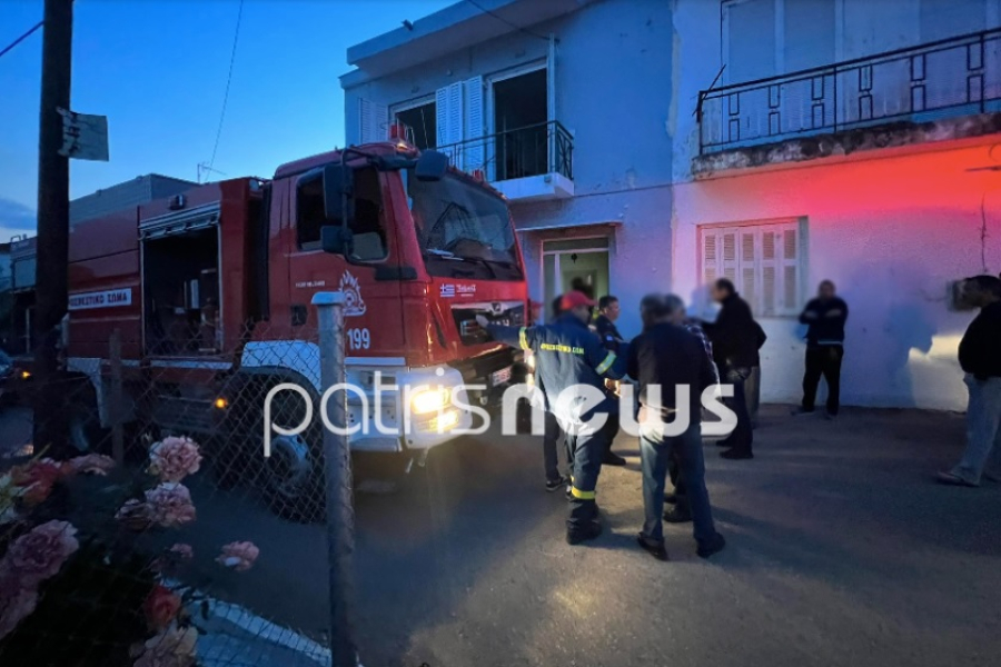 Πύργος: Νεκρός 70χρονος μετά από φωτιά στο σπίτι του