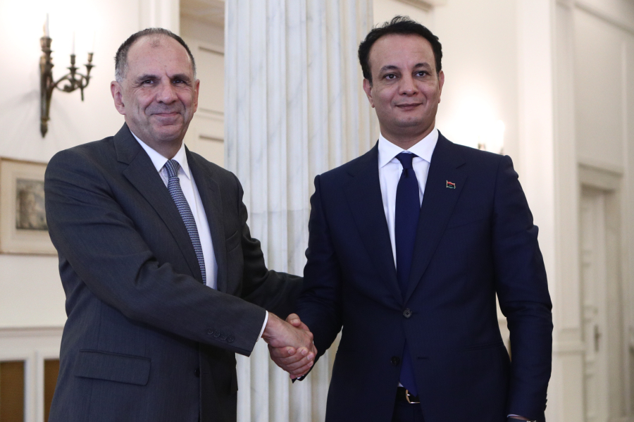 Τι συζήτησε ο Γεραπετρίτης με τον γιο του Χαφτάρ