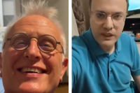 Ραγκούσης και Θεοχαρόπουλος έβλεπαν τον αγώνα Αυστρία - Τουρκία και δεν έτρωγαν με τον Χάρη Δούκα