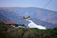 Φωτιά τώρα στη Λαύκα Κορινθίας