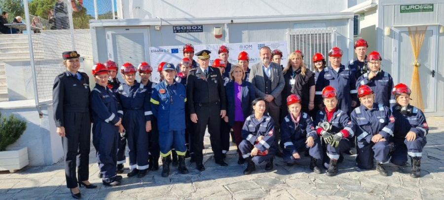 Ολοκληρώθηκε η εκπαίδευση προσφύγων στην αντιμετώπιση φυσικών καταστροφών