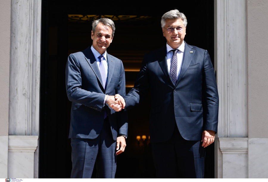 Συνάντηση Μητσοτάκη με πρωθυπουργό Κροατίας, στο επίκεντρο η Νέα Φιλαδέλφεια