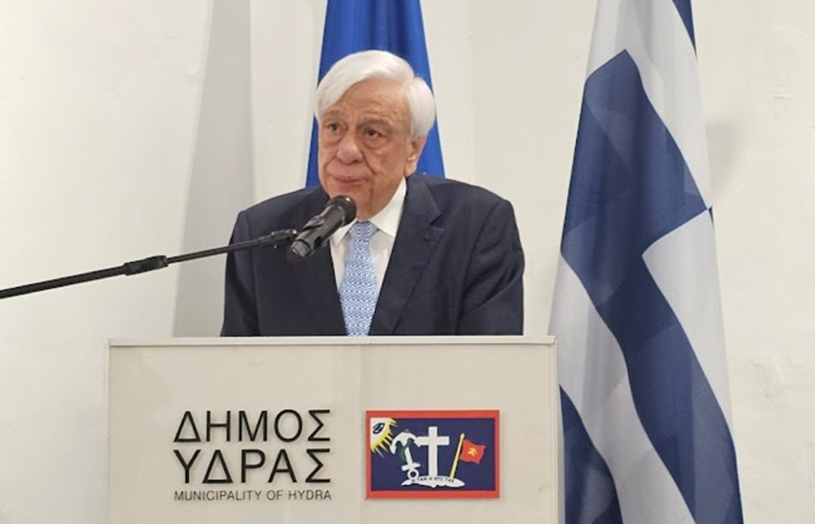 Παυλόπουλος από Ύδρα: Αδιανόητη η συμμετοχή της Τουρκίας στην ευρωπαϊκή άμυνα όταν απειλεί τα νησιά της Ελλάδας