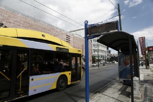 Στάση εργασίας στα τρόλεϊ σήμερα