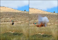 Σοκαριστικό βίντεο από τη Δυτική Όχθη: Κλωτσάει παλαιστιανική σημαία και «τινάζεται» στον αέρα