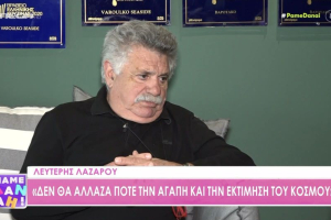 Λευτέρης Λαζάρου: «Μου έχουν γυρίσει πιάτο πάρα πολλές φορές» (Βίντεο)