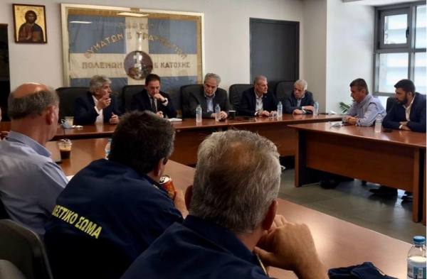 Σύσκεψη για την πυροπροστασία της Νοτιοανατολικής Αττικής - Στυλιανίδης: «Θα είναι δύσκολο καλοκαίρι»