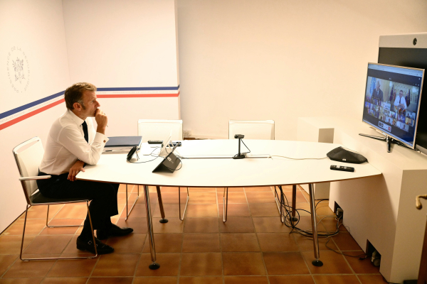 Ξεκίνησε η τηλεδιάσκεψη των «Προθύμων» με θέμα συζήτησης την ειρήνη στην Ουκρανία