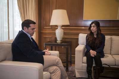 Η μετακίνηση των προσφύγων στα Κέντρα Φιλοξενίας τέθηκαν στη συνάντηση Τσίπρα - Μπαζί