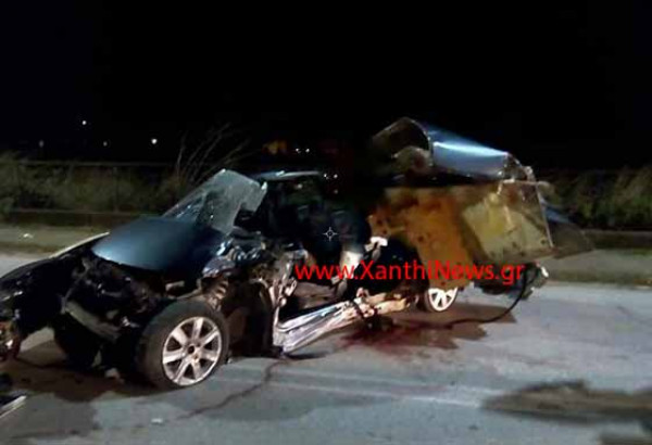 Θρήνος στην Ξάνθη: Τροχαίο με δύο νεκρά αδέλφια (pics)