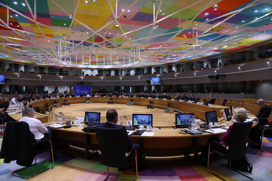 Ξεκινά η Σύνοδος Κορυφής των «27» της ΕΕ: Αιχμή του δόρατος ευρωπαϊκή άμυνα και στρατιωτική ενίσχυση Ουκρανίας