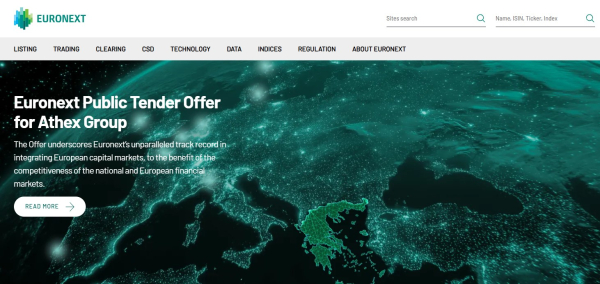 Retroactive Market Rules Cloud Euronext’s Bid for Greek Exchange