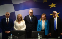 Ανασχηματισμός 2025: Παράδοση - παραλαβή στο υπουργείο Ανάπτυξης (εικόνες)