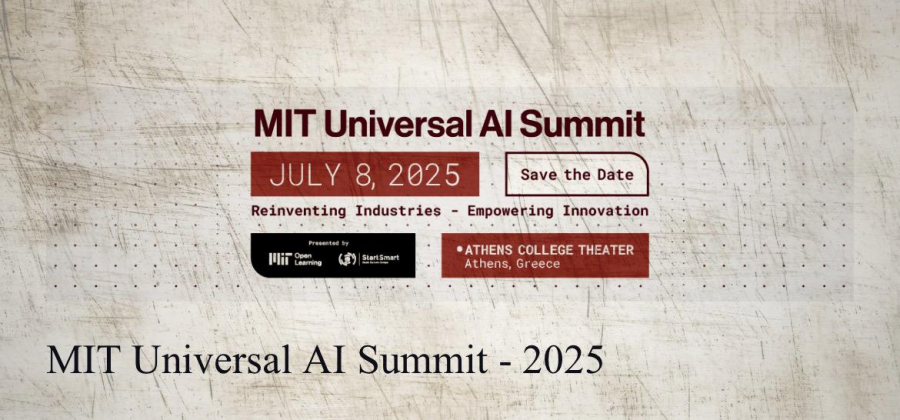 Το MIT Universal AI Summit έρχεται στην Αθήνα στις 8 Ιουλίου