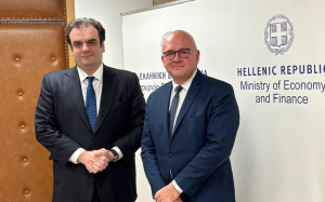 Συνάντηση Πιερρακάκη - Μπουζνά: Σχέδια για Κέντρο Τεχνολογίας της Euronext στην Αθήνα