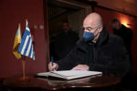 Νίκος Δένδιας: «Η Ελλάδα είναι παρούσα στην Οδησσό», λειτουργεί από σήμερα το ελληνικό προξενείο