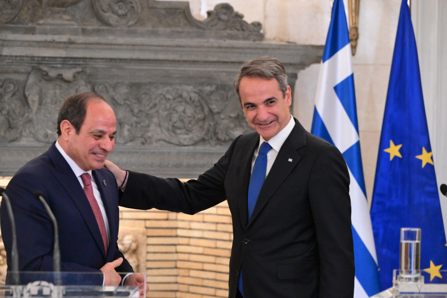 Όταν ο Μητσοτάκης ευχαριστούσε τον Σίσι για τη Μονή της Αγίας Αικατερίνης