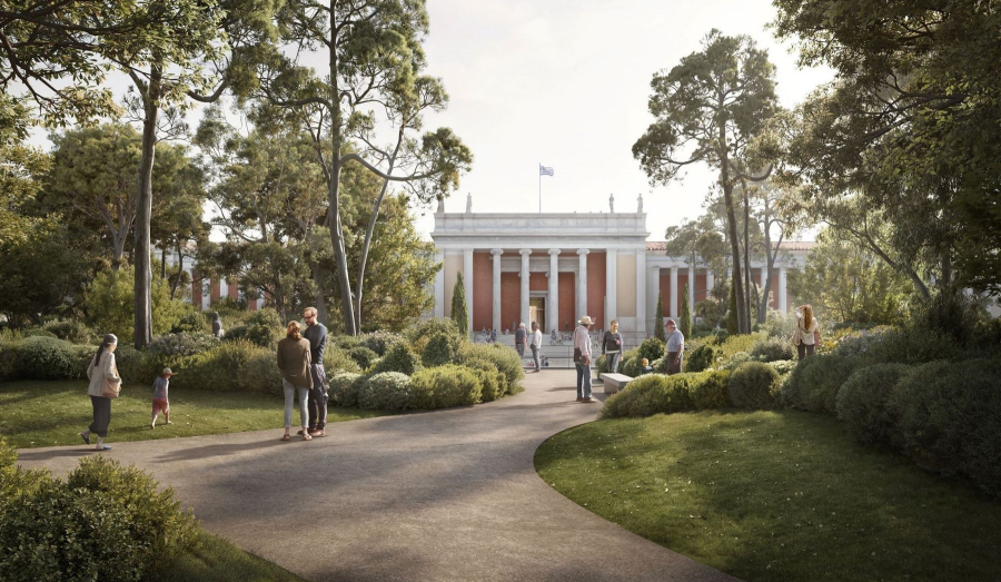 Έτσι θα γίνει το Εθνικό Αρχαιολογικό Μουσείο: Δυο επίπεδα, πλούσια βλάστηση και πάρκο στην οροφή