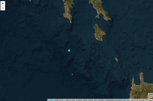 Σεισμός τώρα ανοιχτά των Κυθήρων