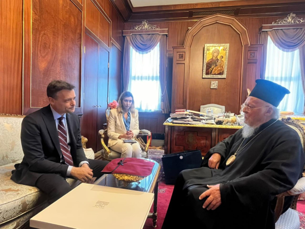 Συνάντηση Δούκα - Βαρθολομαίου στην Κωνσταντινούπολη: Η Μονή της Χώρας ανήκει σε όλη την ανθρωπότητα