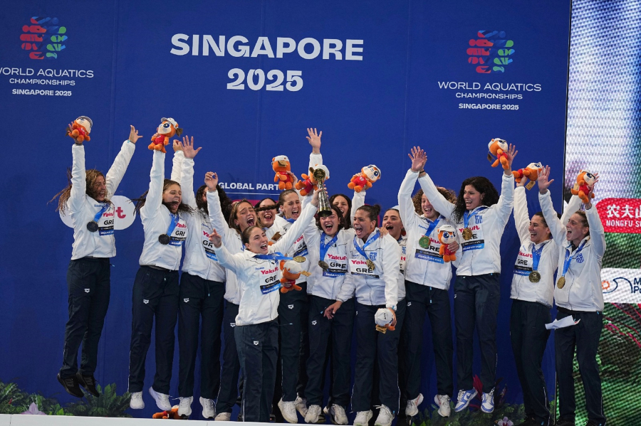 Στην κορυφή του κόσμου: Χρυσό για την εθνική ομάδα πόλο γυναικών, 12-9 την Ουγγαρία