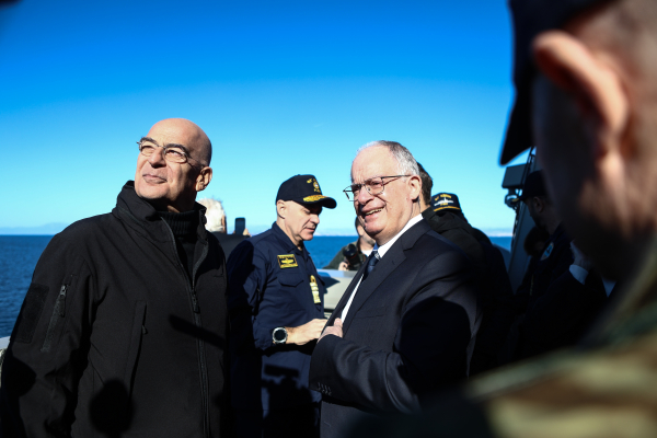 Νίκος Δένδιας για φρεγάτα «Κίμων»: «Μεγάλη ημέρα για τις Ένοπλες Δυνάμεις και για τη χώρα»