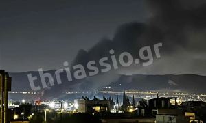 Φωτιά τώρα στον Ασπρόπυργο, πίσω από το νεκροταφείο