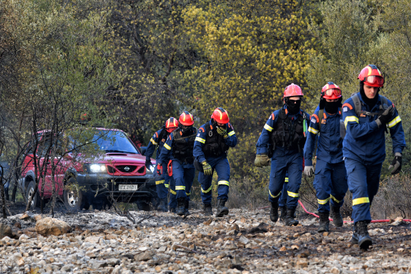 Φωτιά στη Νάξο, ενισχυθήκαν οι πυροσβεστικές δυνάμεις