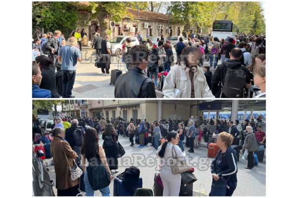 Απίστευτη ταλαιπωρία για εκατοντάδες επιβάτες μετά τον εκτροχιασμό τρένου στην Τιθορέα -Καμία ενημέρωση από την Hellenic Train