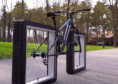 Ένα… τετραγωνισμένο ποδήλατο, η κατασκευή που επαναπροσδιορίζει τη φυσική