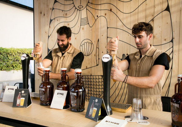 H νέα μπύρα ΝΥΜΦΗ, ενθουσίασε τους επισκέπτες της ΔΕΘ