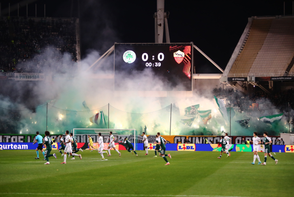 Europa League: Ο Παναθηναϊκός έμεινε ισόπαλος με την Ρόμα (1-1)
