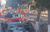Κρήτη: Αυτοκίνητο «πέταξε» στον αέρα και κατέληξε πάνω σε δέντρα και ΙΧ (Βίντεο)