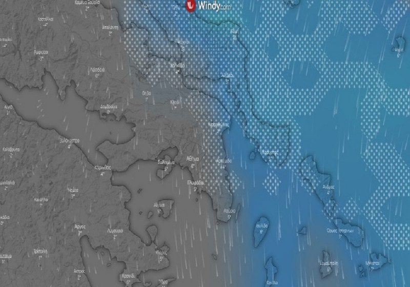 Live τι δείχνει ο δορυφόρος για χιόνια στην Αθήνα, ποιες περιοχές θα «ντυθούν στα λευκά»