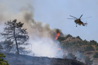 Φωτιά στη Χίο: Ενισχύθηκαν οι Δυνάμεις, κλιμάκιο της ΔΑΕΕ στο νησί - Διαδοχικά ηχούσε το 112