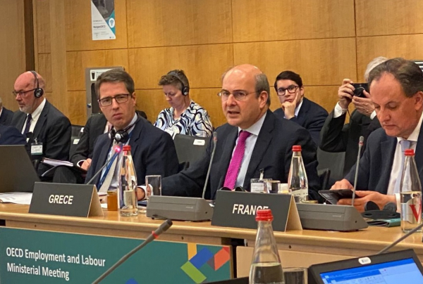 Χατζηδάκης στην Υπουργική Σύνοδο του ΟΑΣΑ: Στόχος της Ελλάδας νέες και ποιοτικές δουλειές