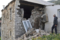 Ανήσυχοι οι κάτοικοι από τον σεισμό στη Θεσπρωτία - Ζημιές σε σπίτια, κατολισθήσεις και κλειστά σχολεία (Εικόνες - Βίντεο)