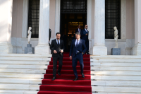 Μητσοτάκης - Χριστοδουλίδης: Επικαιροποίηση των παραμέτρων για το καλώδιο, ψάχνουν νέους επενδυτές