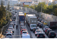 Κηφισός: Κλειστή για 6 ώρες η έξοδος προς Πειραιά