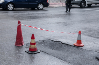 Ζωγράφου: Κλειστή η Αλ. Παναγούλη - Καθίζηση στο οδόστρωμα