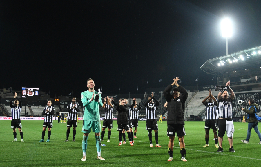 ΠΑΟΚ - Αστέρας 2-0: «Καθάρισαν» με Τάισον και Σαμάτα και κλείδωσαν θέση στην 4άδα