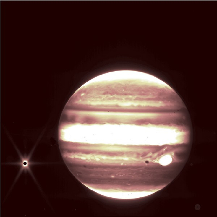 Μαγικές εικόνες από το τηλεσκόπιο της NASA - «Πρωταγωνιστής» ο Δίας και οι δορυφόροι του (είκονες)