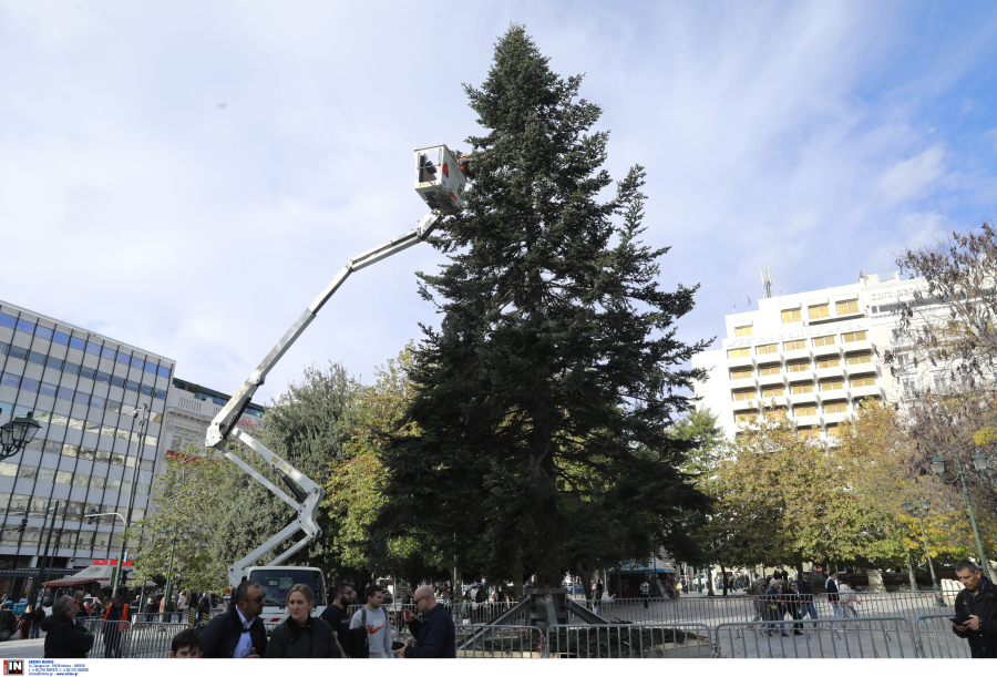 Πότε θα ανάψει το Χριστουγεννιάτικο δέντρο στο Σύνταγμα