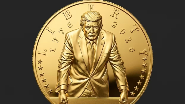 Έγινε και αυτό - Βγαίνει χρυσό νόμισμα με τη μορφή του Τραμπ