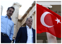 «Πυρ και μανία» η Άγκυρα με τις δηλώσεις Μητσοτάκη-Σολτς: Τι γράφει ο τουρκικός Τύπος
