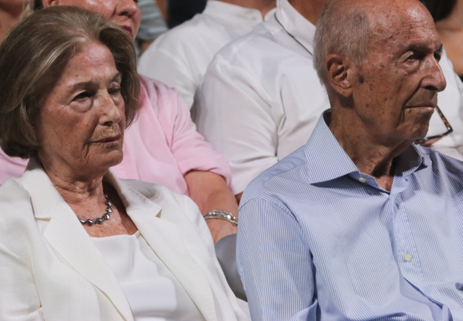 Κώστας Σημίτης: Η τελευταία δημόσια εμφάνιση με τη σύζυγό του, Δάφνη