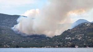 Μία σύλληψη για τη φωτιά στην Περαχώρα Λουτρακίου