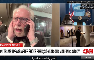 «Ήταν κοντά μου»: Δημοσιογράφος του CNN περιγράφει τα πρώτα δευτερόλεπτα μετά τους πυροβολισμούς